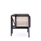 Manhattan Comfort Versailles Accent Chair in Black, Natural Cane and Cream ACCA01-CR - alternate 2